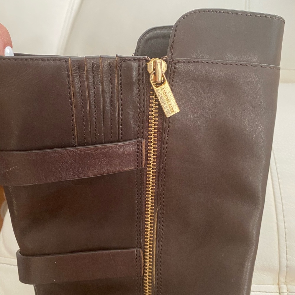 Michael kors brown leather boots - Picture 4 of 5